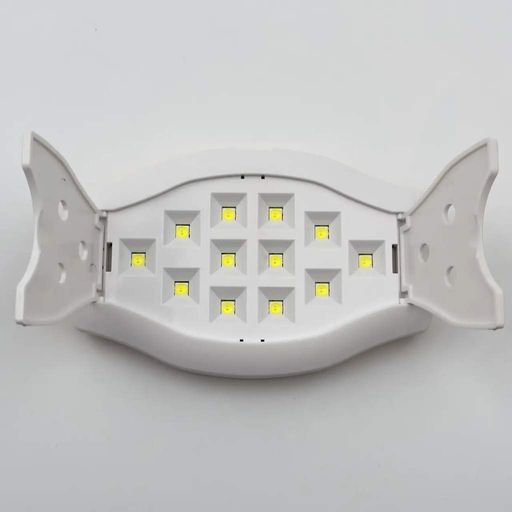 Міні UV/LED лампа Sun 17 Plus для сушіння нігтів на USB складна сенсорна для манікюру та педикюру 48 Вт Білий (1751841)