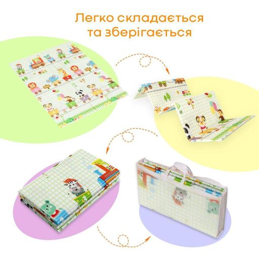 Коврик детский 1,2х1,8mх8mm Паровозики-Ростомер (281) SW-00001380 (1752048)