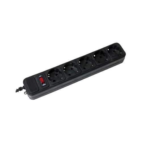 Фільтр мережевий 5 розеток 4,5 м з вимикачем чорний SPM5-G-15B Maxxter (1752981)