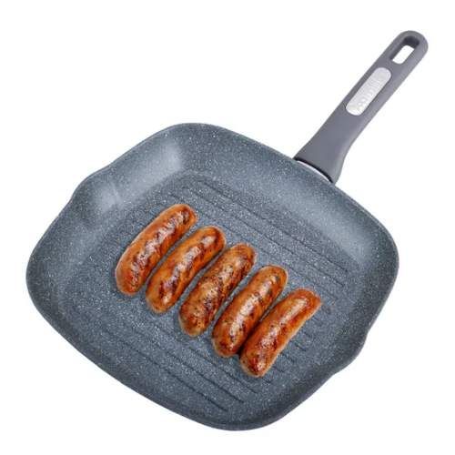 Сковорідка-гриль d28см алюміній а/п Granite 4278GR KAMILLE (1753036)