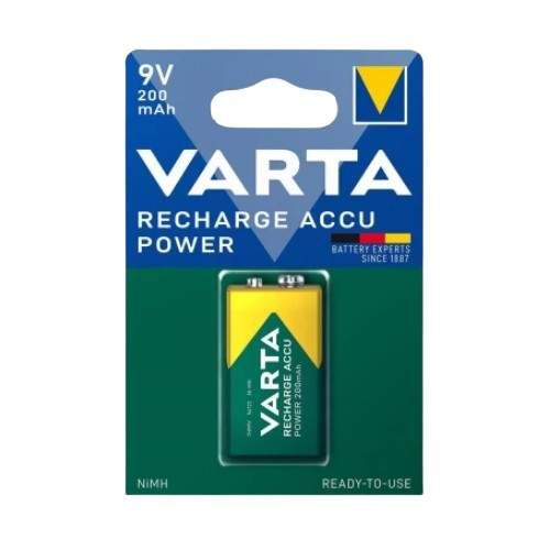 Акумулятор V9/HR06 200 mAh (бл-1шт) VARTA (1753574)