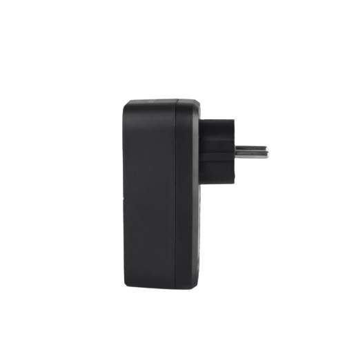 Мережевий адаптер 1 розетки/2USB-A/1Type-C із заземленням чорний VF-AD1G2U1C-B Oncord Videx (1753645)
