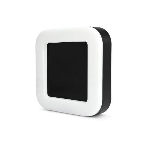 LED Світильник 15W 5000К 220V квадратний чорний ART VL-BHFS-155B Videx (1753654)