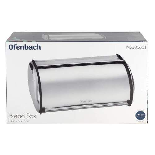 Хлібниця 43,5*27*18см нерж.сталь/пластик 100801 Ofenbach (1754088)