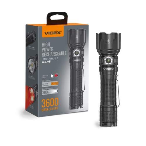 Ліхтарик LED портативний 20W 3600Lm 5000К VLF-A376 Videx (1754310)