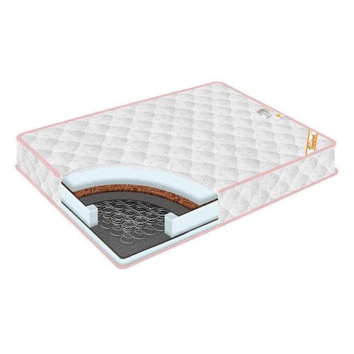 Матрац ортопедичний Homefort Classic з кокосом 90х190 см Білий (3033512) (1754977)