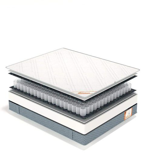 Матрац ортопедичний Homefort Spring Optima 160х190 см Білий (8055729) (1755043)