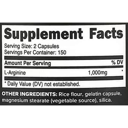 Аргінін Primaforce L-Arginine 500 mg per Capsule 300 Caps (1755543)