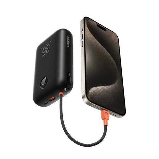Зовнішній акумулятор VEGER Built-In 2 cables Ultra Mini 30000mAh (1756071)