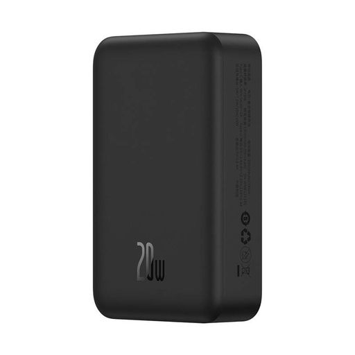 Зовнішній акумулятор Baseus Magnetic Mini Wireless Fast Charge Power Bank 20000mAh 20W Black (1756073)
