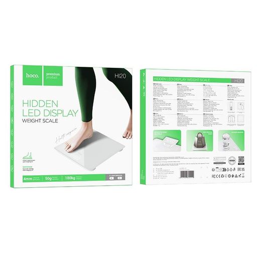Ваги підлогові HOCO HI20 Weight scale White (1756101)