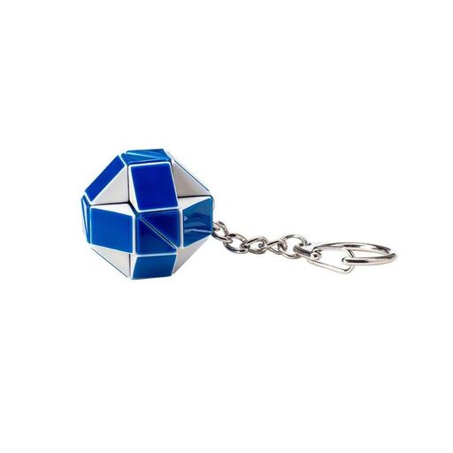 Міні-головоломка Rubik's - Змійка Біло-блакитна (з кільцем) (1757536)