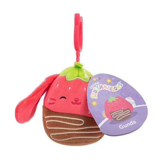 М'яка іграшка на кліпсі Squishmallows – Кролик Гунда (9 cm) (1757586)