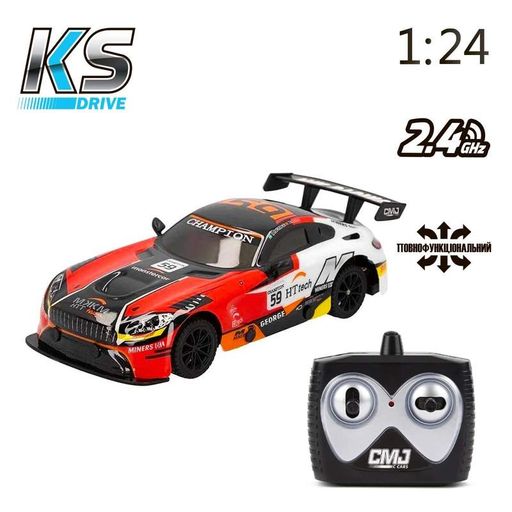 Автомобіль Ks Drive на р/к – Road Rebels (1:24, 2.4 ГГц (Ghz), червоний) (1758087)