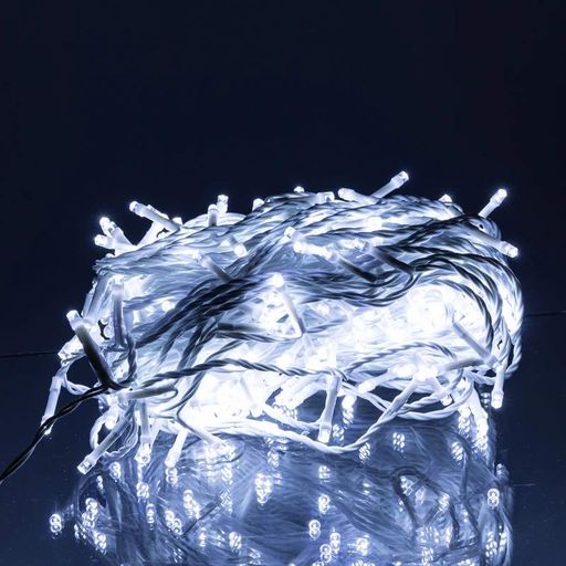 Гірлянда Нитка вулична 30 м 300 Led білий провід Білий Cf300l30mww (1759413)