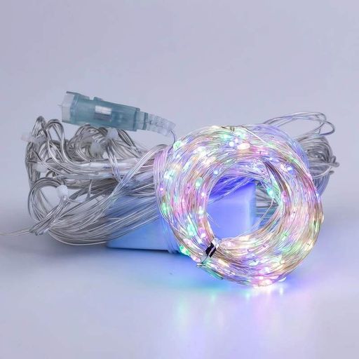 Гірлянда штора світлодіодна GarlandoPro 200led Роса 3х3м 8 режимів 10 ниток гірлянда роса на ялинці 173305ml (1759603)