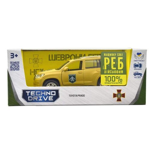 Автомодель серії "Шеврони Героїв" – Toyota Prado – "хартія" (1759935)