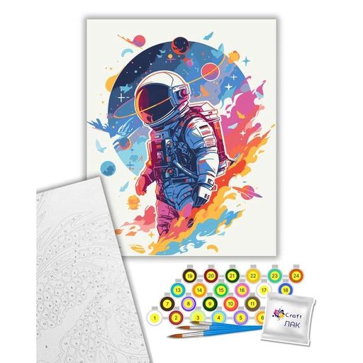Картина за номерами "Космічний дослідник" 16511-ac 40х50 см (1759977)