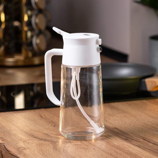 Пляшка для олії та оцту з розпилювачем, білий TS Kitchen HP16296W (1760751)