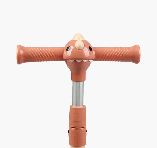 Самокат триколісний Skyper DN-1764 колеса PU зі світлом та музикою. Orange and Beige (189243) (1761285)