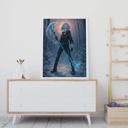 Постер Motivator в стилі аніме Ice Rebel 29.7x42 см, A3, без рамки (ANIME111_A3) (1761898)