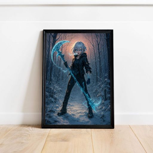 Постер Motivator в стиле аниме Ice Rebel 42x59.4 см, A2, без рамки (ANIME111_A2) (1761899)