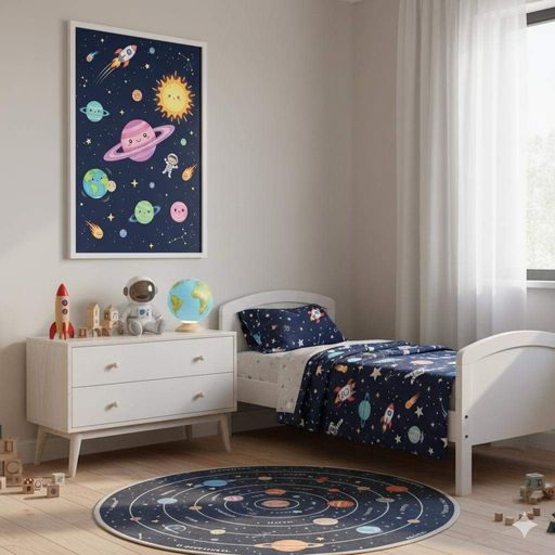 Постер Motivator для дитячої кімнати Космос 42x59.4 см, A2, без рамки (DYT096_A2) (1761995)