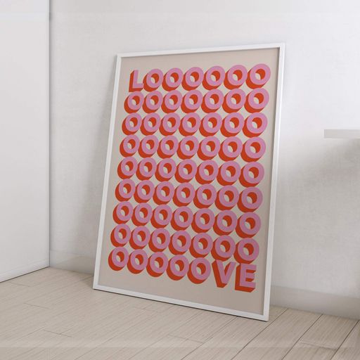 Интерьерный постер Motivator Love Любовь 42x59.4 см, A2, без рамки (DZ140_A2) (1762057)
