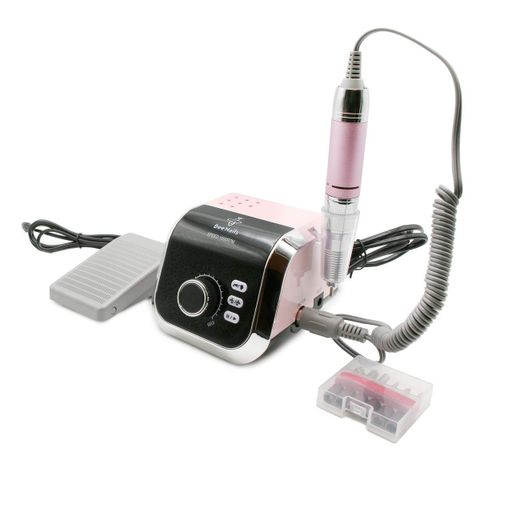 Апарат фрезер для манікюру та педикюру Bee Nails, 45 000 об/хв, 65W рожевий (1763159)