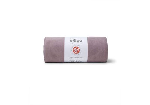 Йога-рушник для рук Manduka eQua Hand Towel Elderberry 67x40 см Світло-фіолетовий (23754) (1763214)