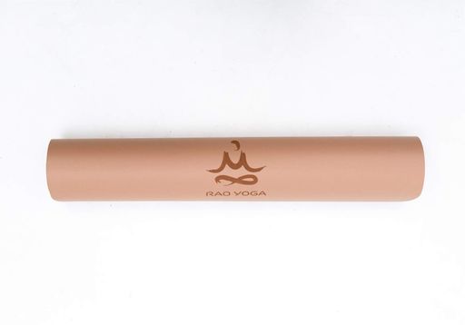 Килимок для йоги Rao Vimal Celestial Unalome Caramel 185x68x0.4 см Рожевий (23353) (1763232)