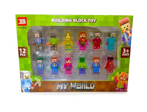 Игровой набор Yufeng Minecraft 002 12 фигурок. Multicolor (163127630) (1764853)