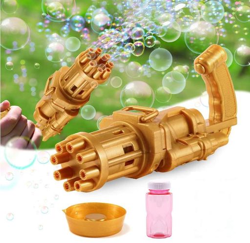 Кулемет Генератор мильних бульбашок Bubble Gun Blaster  Bambi BB-04893 (1765317)