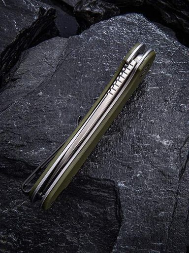 Ніж складаний кишеньковий Civivi Elementum, (7.5 см) D2 / G10 оливковий (1766498)
