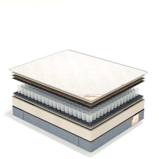 Матрац ортопедичний Homefort Spring Cocos 80х200 см Білий (8055686) (1767552)