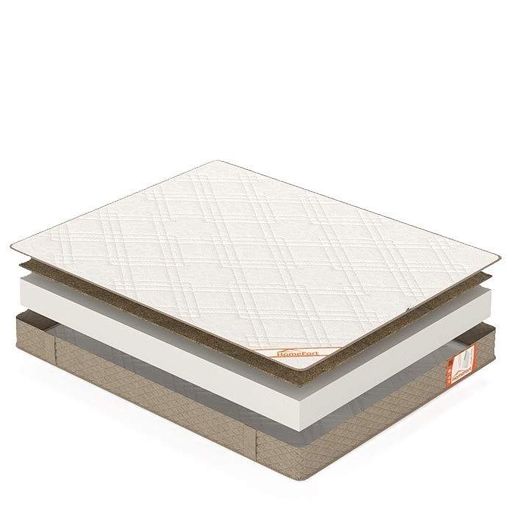 Матрац ортопедичний Homefort Foam Cocos 90х190 см Білий (80557812) (1767585)