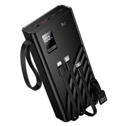 Внешний аккумулятор Hoco J155 Shine 22.5W+PD20W+light 4-cable power bank 20000mAh) (1767775)