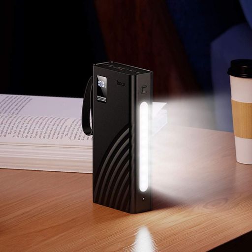 Внешний аккумулятор Hoco J155 Shine 22.5W+PD20W+light 4-cable power bank 20000mAh) (1767775)
