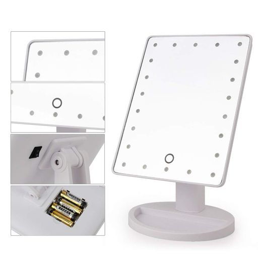 Стільне дзеркало Large 16 LED Mirror з підсвіткою. (1767997)