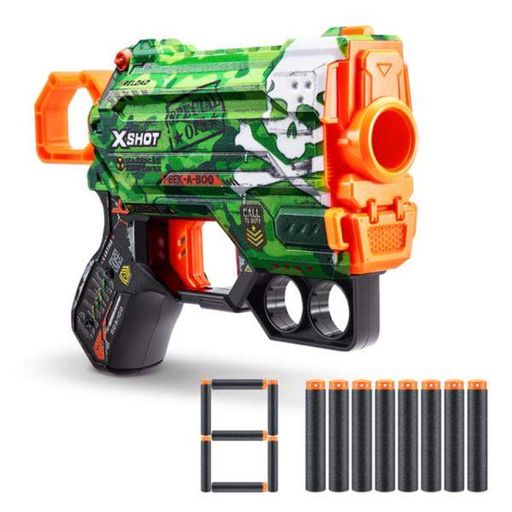 Швидкострільний бластер X-Shot Skins Menace Camo 8 патронів (36515A) (1768725)