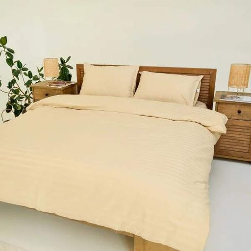 Комплект постельного белья Tiare евро Satin Stripte 100% хлопок (72) (1769987)
