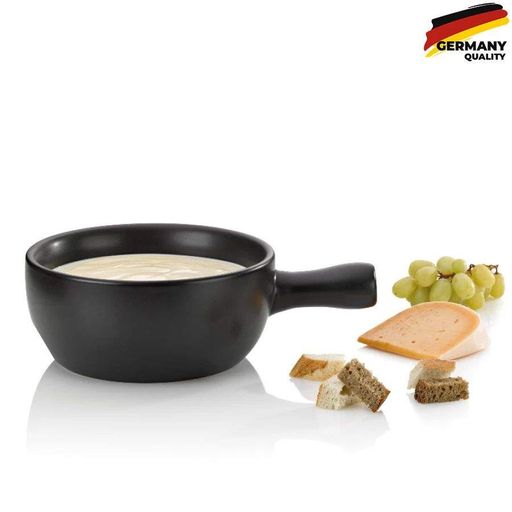 Каструля керамічна для сирного фондю KELA Basel 22,5 см 2 л (66575) (1773295)