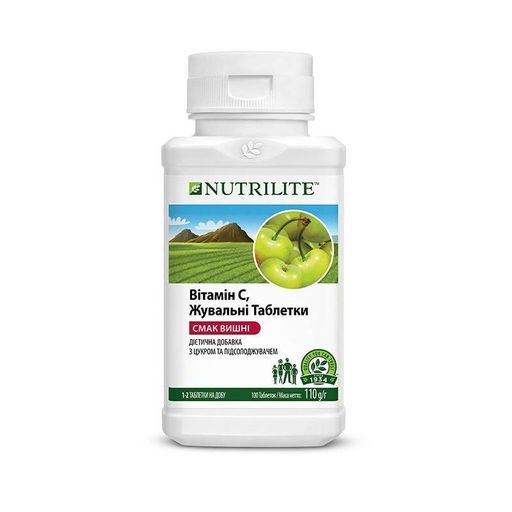 Вітамін С, жувальні таблетки Amway NUTRILITE 100шт (8617) (1776890)