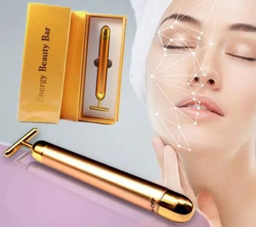 Ионный вибромассажер для лица Energy Beauty Bar REVOSKIN Gold (1777045)