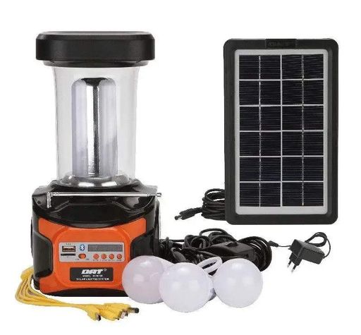 Портативная cолнечная автономная система Solar Light DT-9016 панель походный фонарь павербанк (1777208)