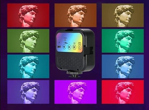 Студийная LED лампа WL-R1, 23000-7000K, освещение для съемки, RGB подсветка (1777320)