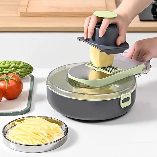 Овощерезка с контейнером Vegetable Cutter 9 в 1 (1777832)