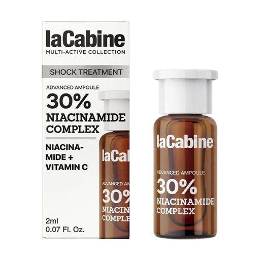 Висококонцентрована ампула для обличчя LaCabine 30% Niacinamide Complex Advanced Ampoule з ніацинамідом та вітаміном С, 2 мл
