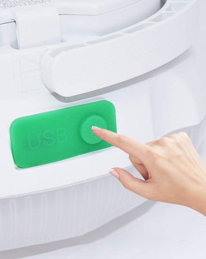 Светодиодная солнечная лампа 200W, 4800 mAh, белая | IP66 | 360° свет + фонарик | USB-C зарядка | Крючок и магнит (1778698)