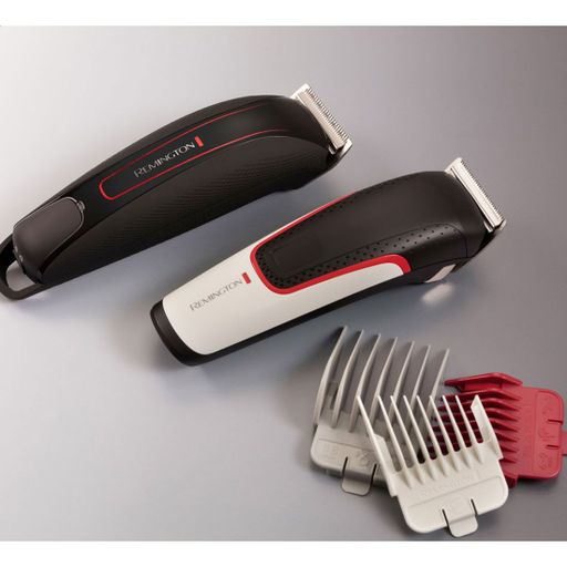 Машинка для стрижки волос Remington E51 Easy Fade Hair Clipper 19 насадок, с кейсом, черно-белая (HC500)